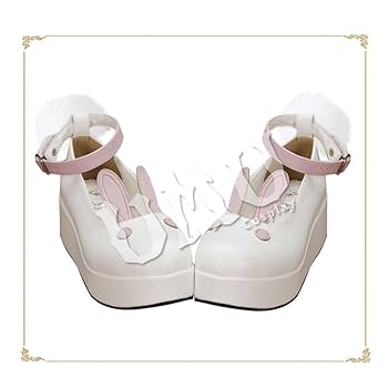 新品IrregularChoice水色水玉模様 カワイイウサギさんヒール