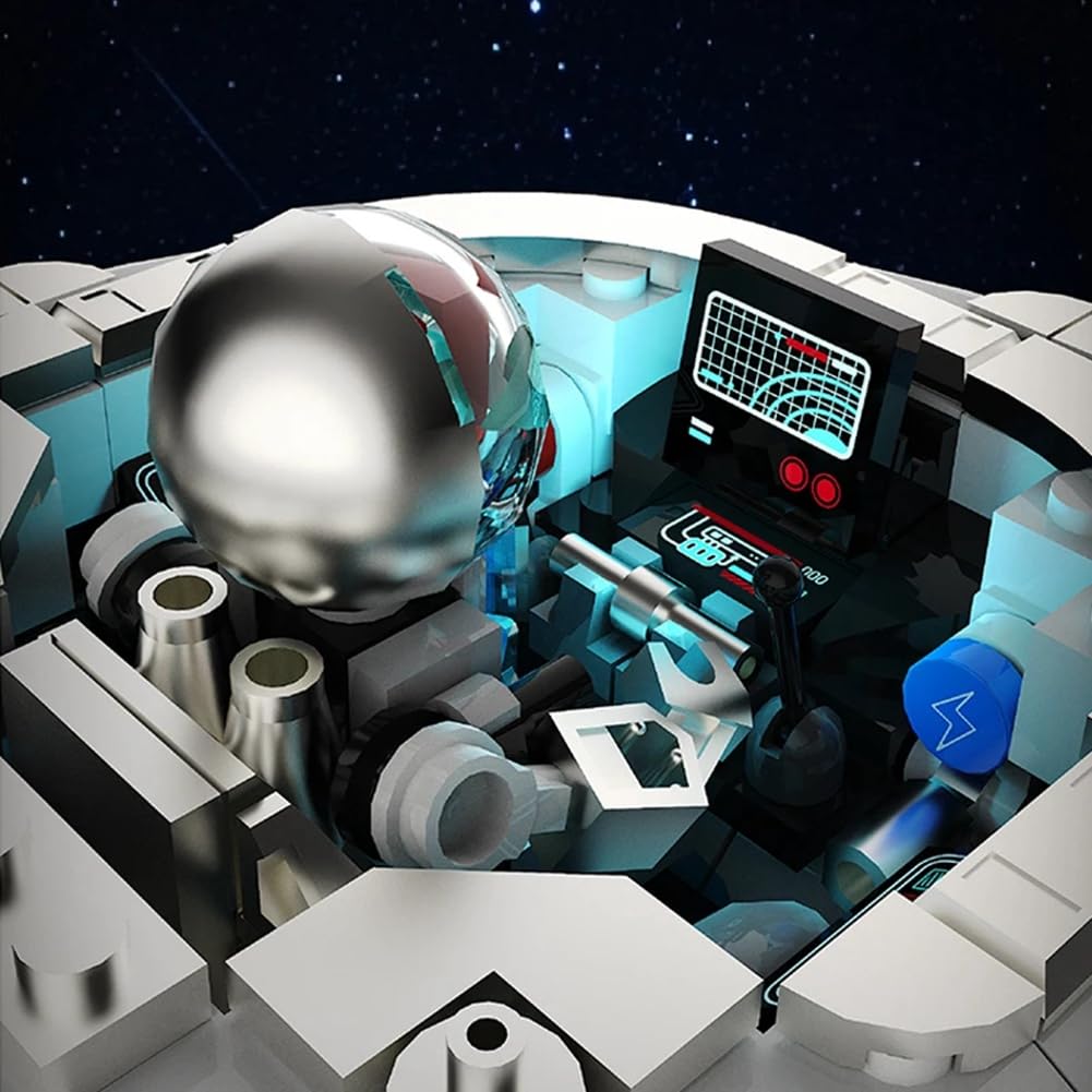 Puzzle Assemblage de Puzzle Shift Spacecraft Aerospace Science Ornement Model Toy
