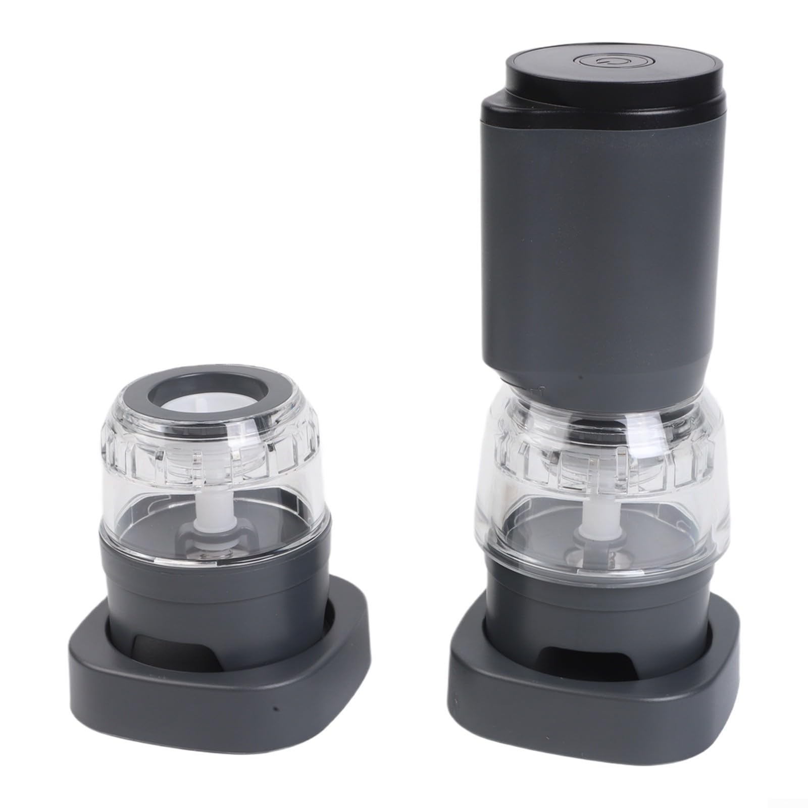 Moulin à poivre électrique rechargeable à mouture réglable et batterie USB 1300 mAh