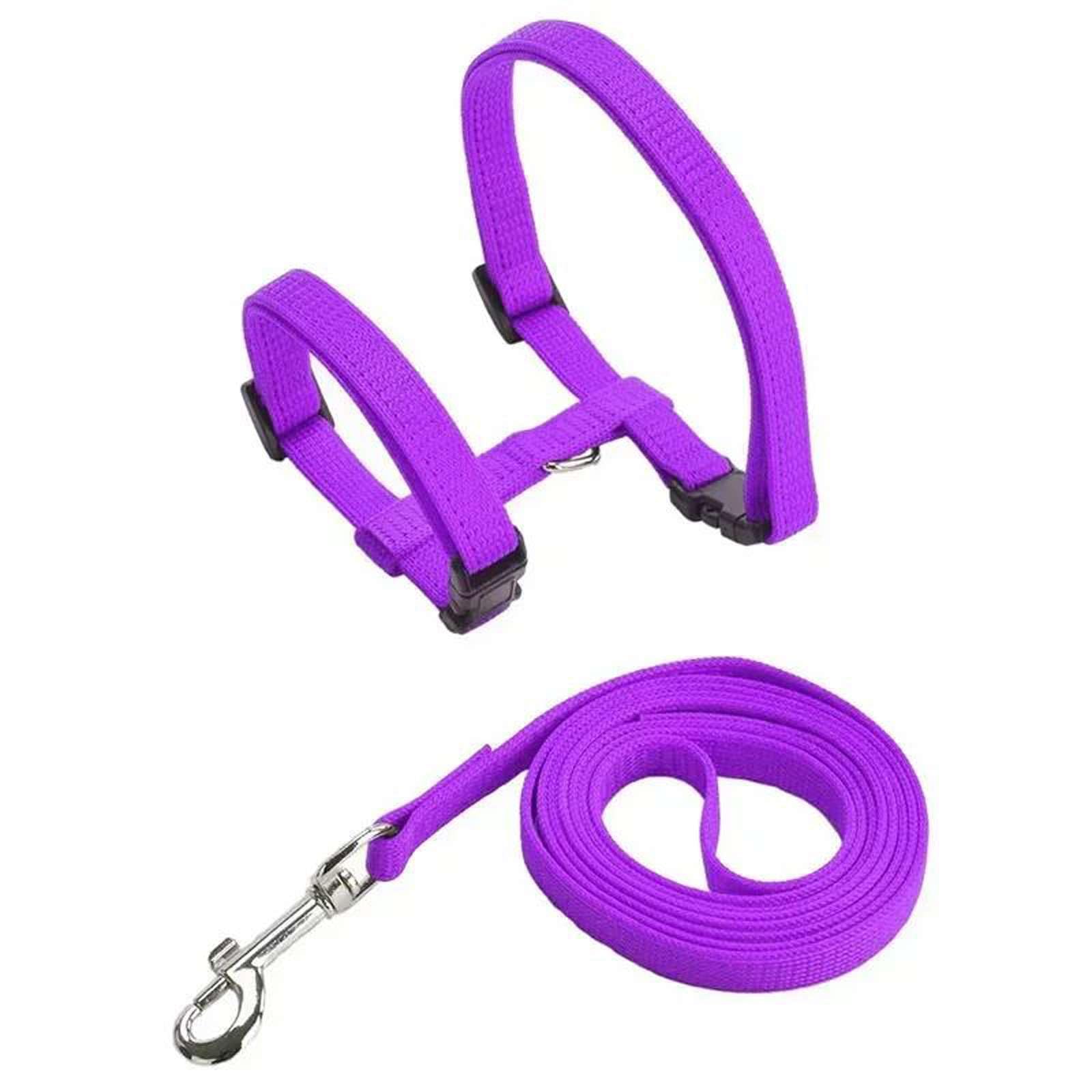 Harnais léger réglable pour Chat et Laisse Ensemble Escape pour Promenade Voyage Petits Animaux Harnais pour Chiot