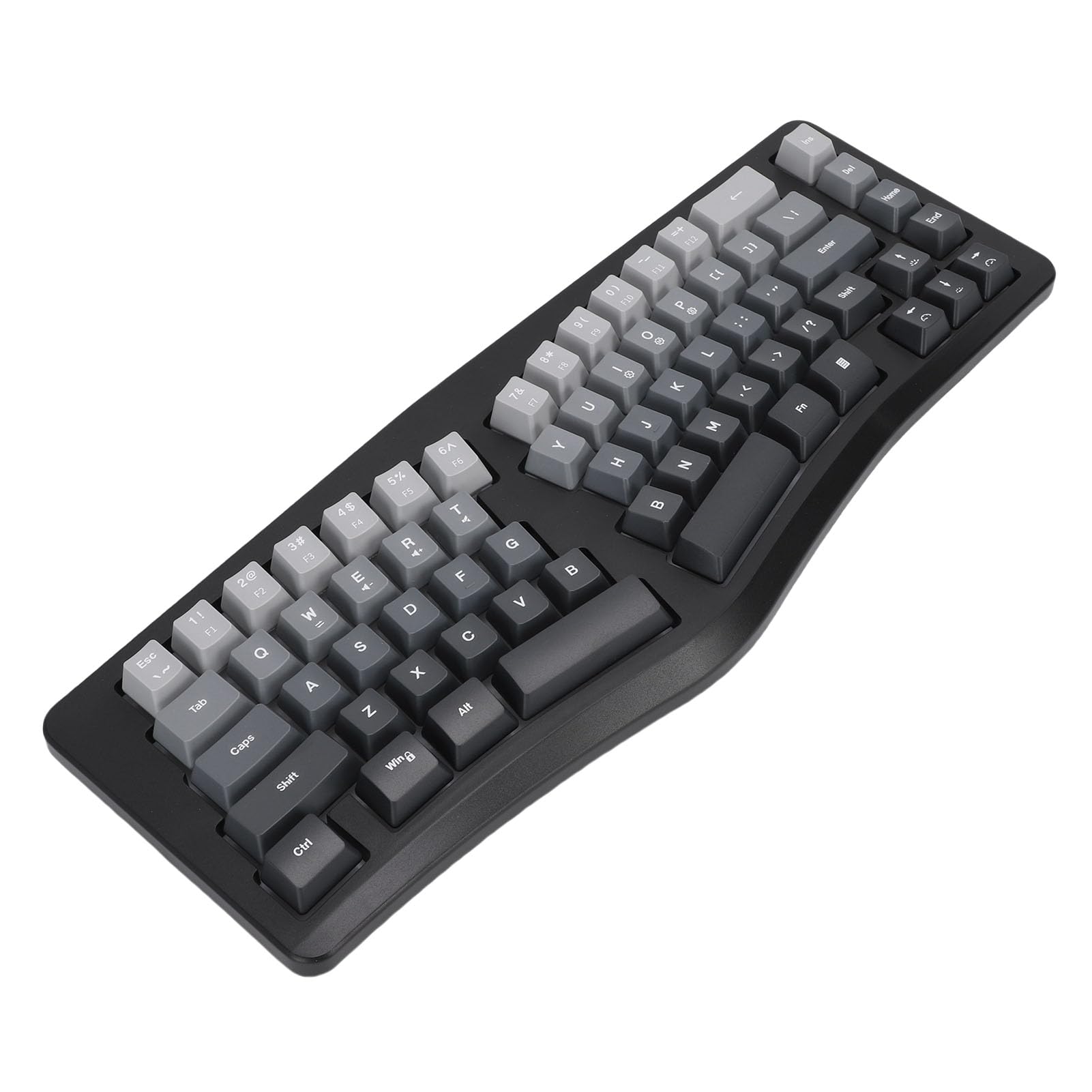 Sxhlseller Tastiera Cablata USB Ergonomica, Tastiera da Gioco Meccanica 69 Tasti con Retroilluminazione RGB per Vittorie per OS X, Tastiere Divise per il Computer Portatile