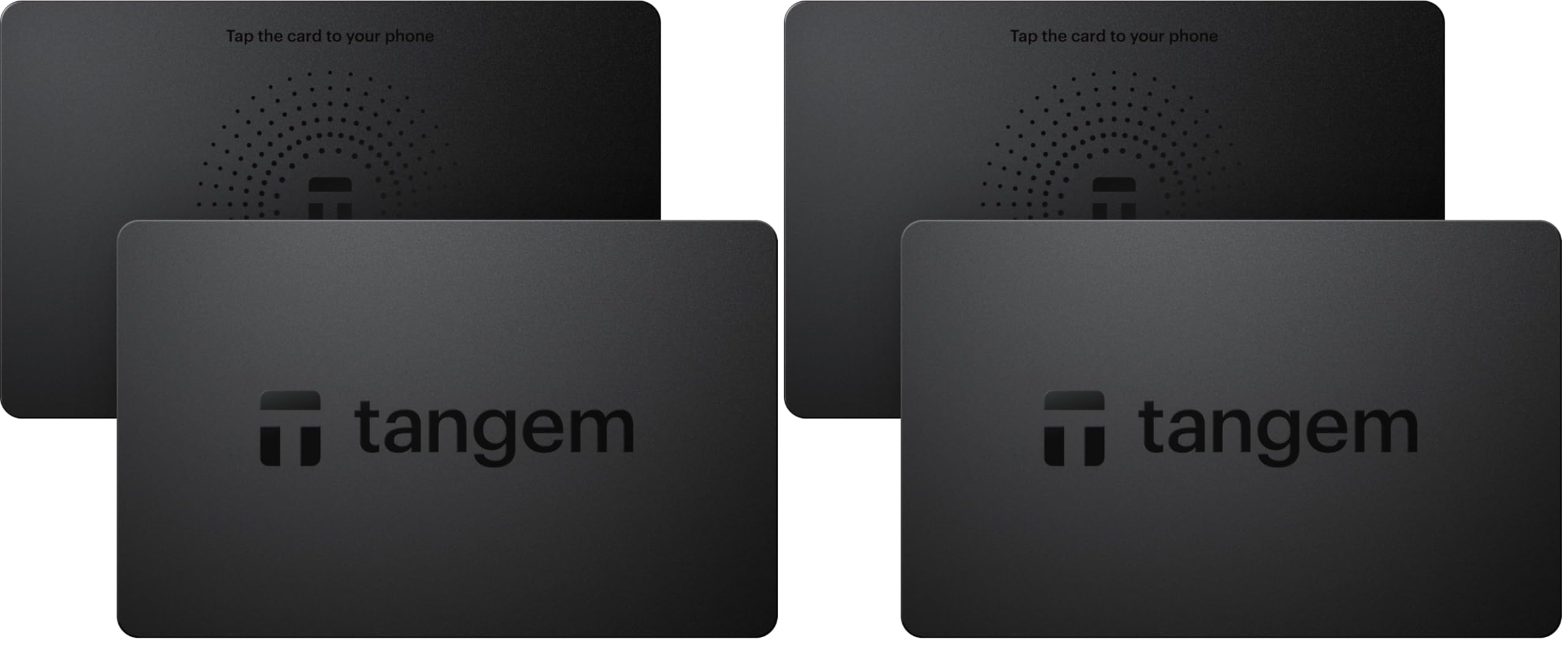TANGEM Crypto Wallet Pack of 4 – Trusted Cold Storage Hardware Wallet for Bitcoin, Ethereum, NFTs &amp; Altcoins – 100% Offline Crypto Cold Wallet