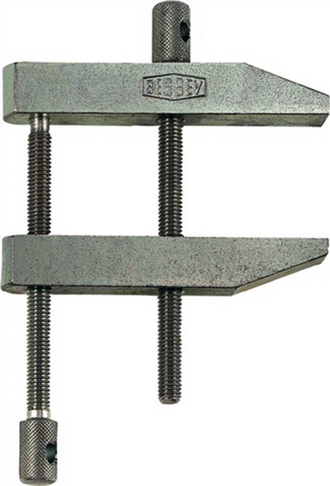 Parallel-Schraubzwinge Spannw.105mm Auslad.65mm doppelte Spindelführung