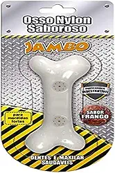 JAMBO PET Osso Nylon Sabor Frango Médioio Jambo Para Cães