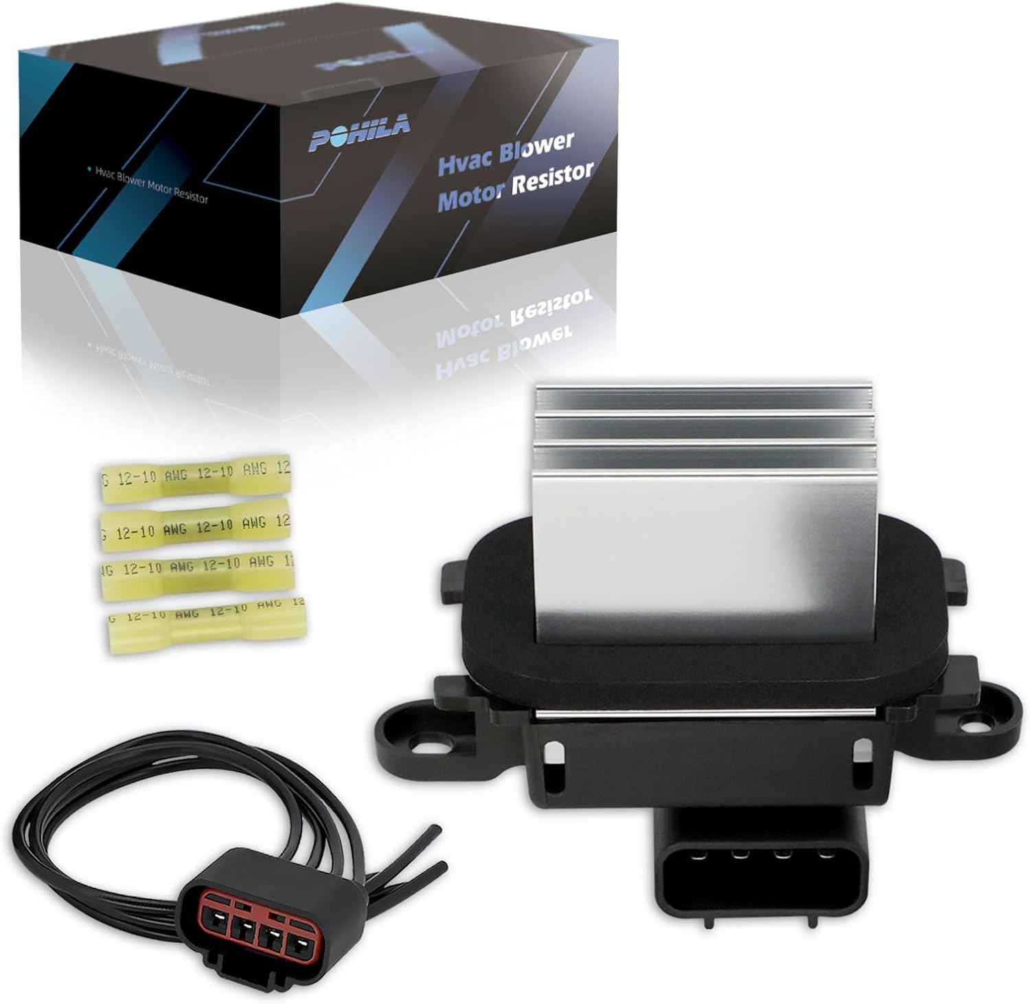 POHILA HVAC Blower Motor Resistor Control Module - Replacement for Ford F-Series and SUVs