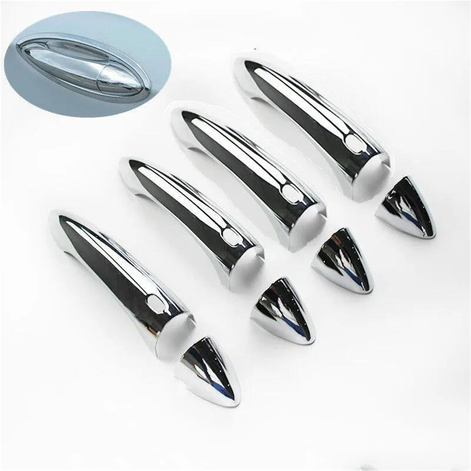 YSDSLS Sleek Door Handle Car Door Handle Cover Trim Sticker Molding Styling for Opel for Astra K 2016 2017 2018 2020