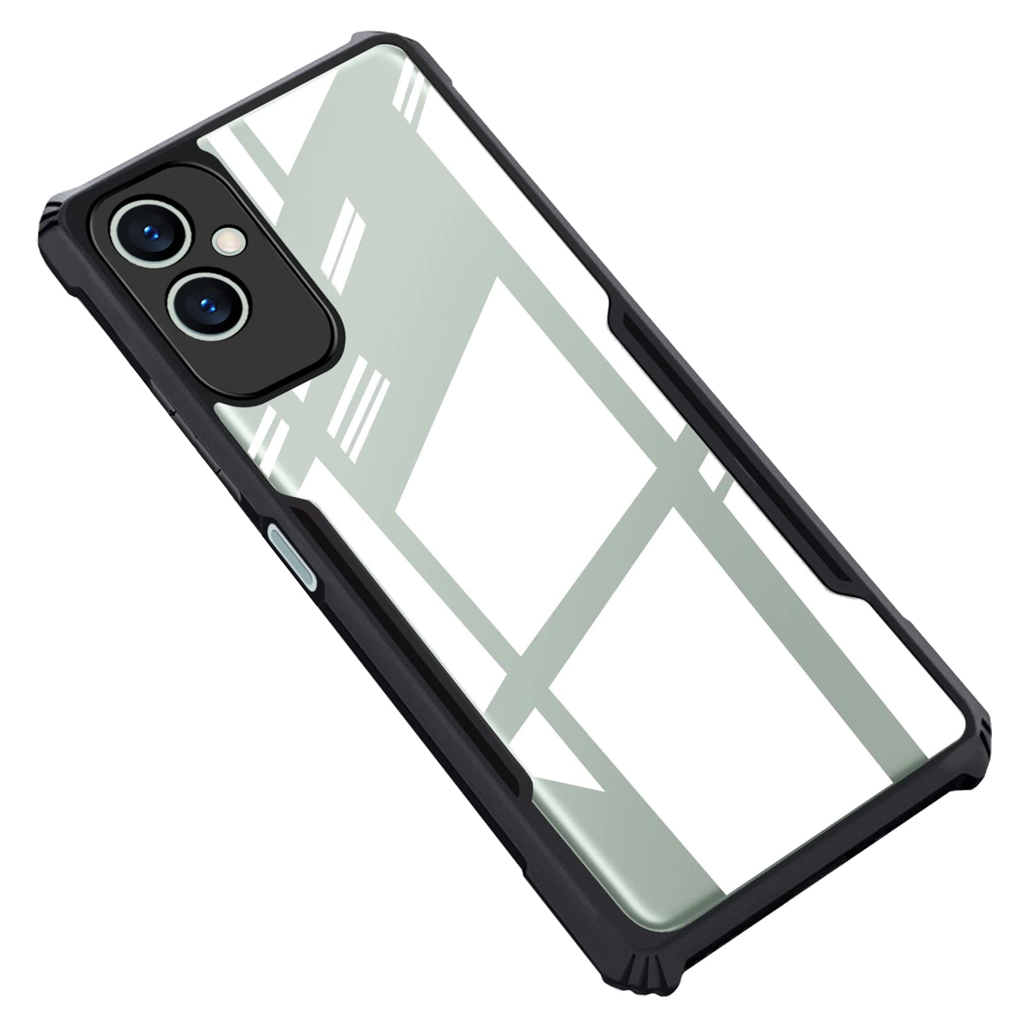 CEDO Samsung Galaxy M13 (5G) Back Case Cover | Camera Protection Shockproof Bumper-Edge | Acrylic Crystal Clear 360 Degree Protection TPU+PC | Transparent Eagle Back Case Cover (Black) (B0BBFNB2VQ) Amazon Price History, Amazon Price Tracker