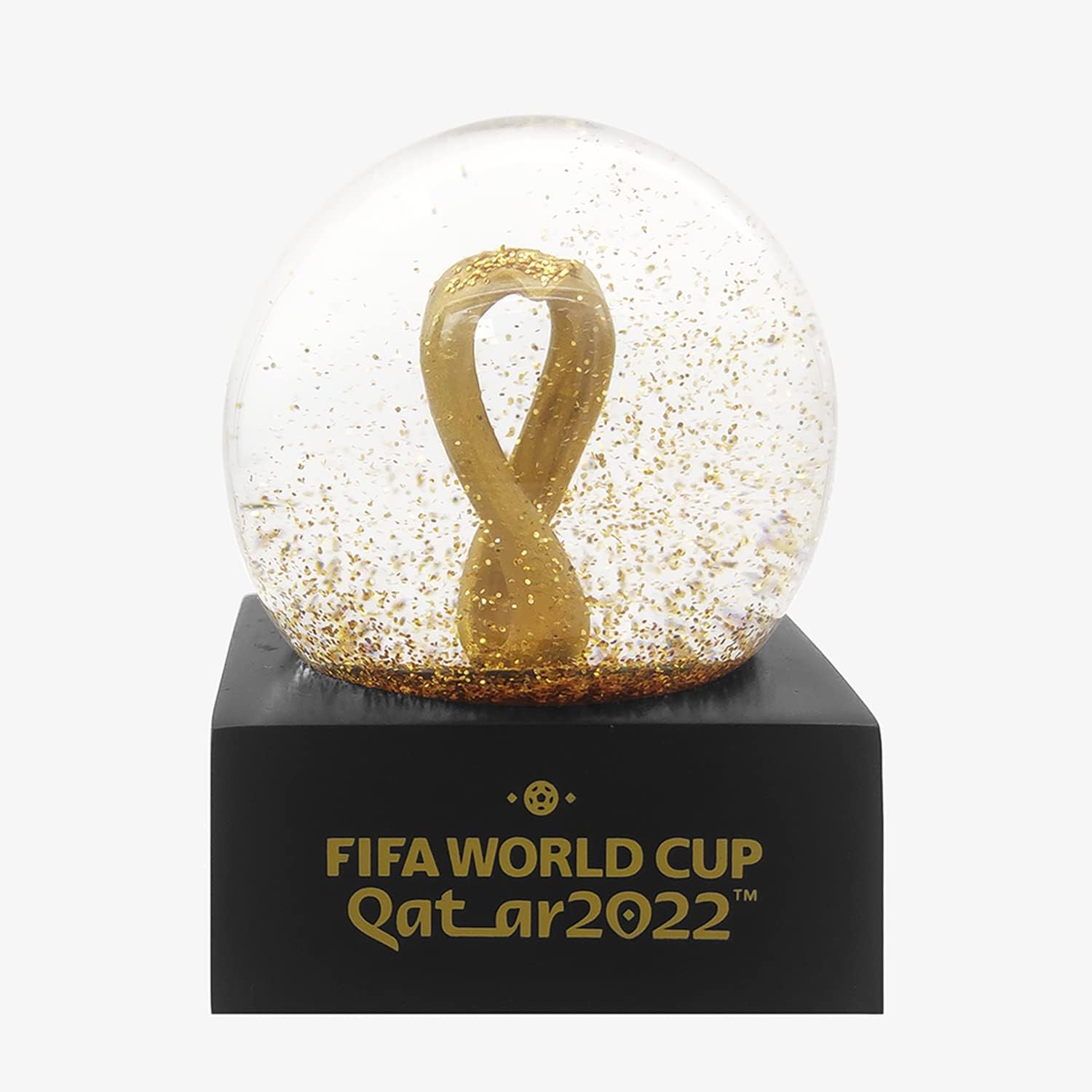 2022 FIFA World Cup Qatar Official Emblem Snow Globe - Own a Collectible Version of World Soccer's Biggest Prize