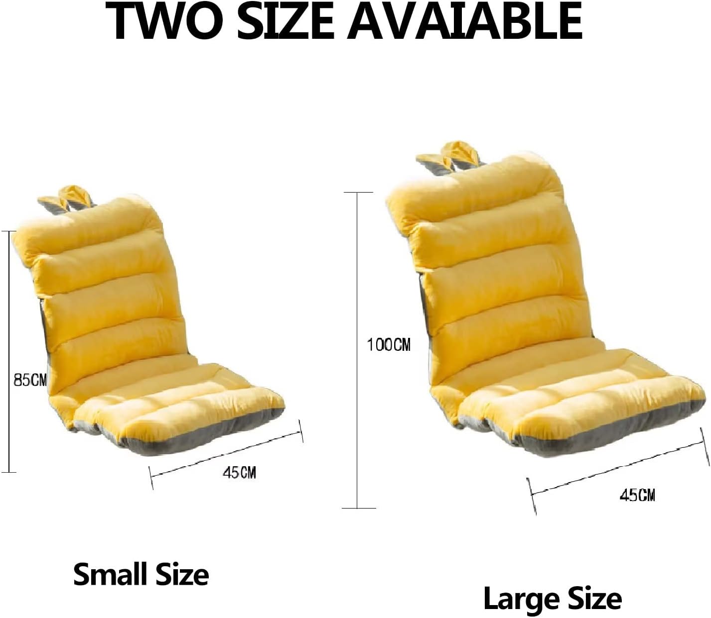 Seat and Back Cushion for Office Chair, Desk Chair Padded Seat Cushion, One Piece Chair Cushion with High Backrest, Extra Large Crystal Velvet Seat Pads with Double Non Slip Design Purple
