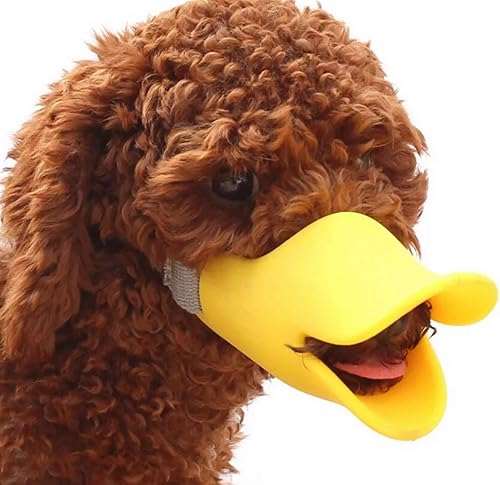 Miniatura 2 de Bozales de silicona antimordedura con forma de boca de pato, boca de pato, bozal anti-llamada para cachorros