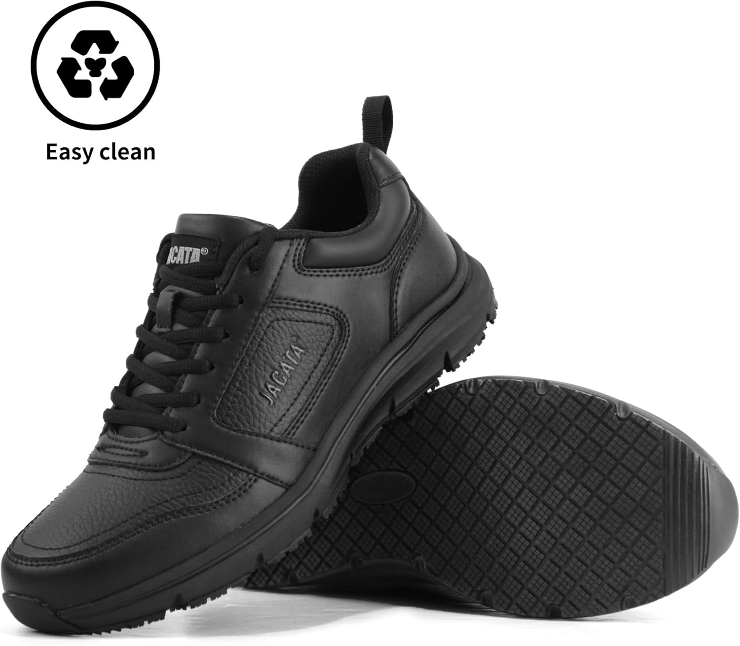 Jacata Non Slip Arch Support Work Shoes for Men/Women Food Service Comfortable Chef Walking Shoes Restaurant Kitchen Crews Health Care Sneakers - Image 6