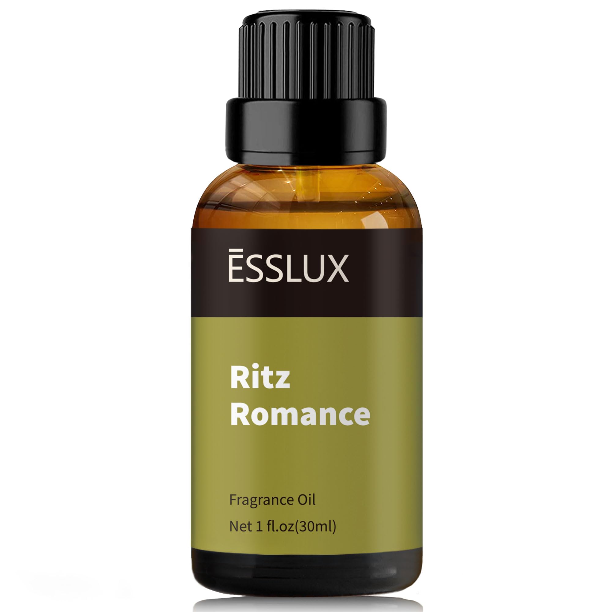 Ritz Romance Fragrance Oil, ESSLUX Inspired by Ritz Carlton Hotel Aromatherapy Essential Scented Oils, Hotel Scents for Diffuser, Massage, Soap, Candle Making Scents, Perfume, Humidifier, 30 ml