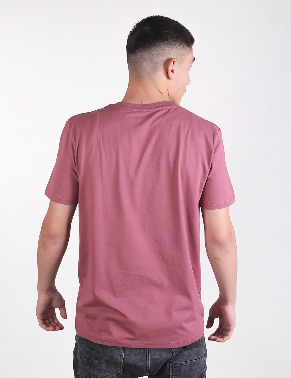 Camiseta de algodón orgánico con Estampado Icono, Rosa de Hibisco, Talla L