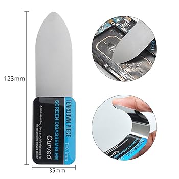 新品未使用　SPIDI LASER PRO PERFORATED 1PC 52 Amazon.com: 0.1mm Ultra Thin Flexible Metal Spudger Curved