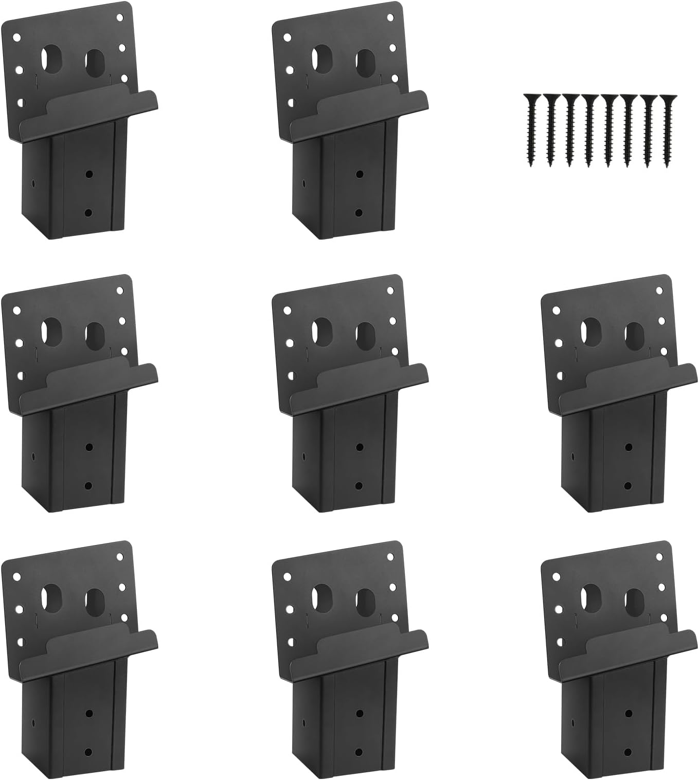 Outdoor 4"x4" Compound Angle Brackets,Deer Stand Brackets for Deer Stand, Hunting Blinds and Tree Houses