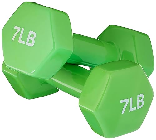Amazon Basics Vinyl Coated Dumbbell Hand Weights