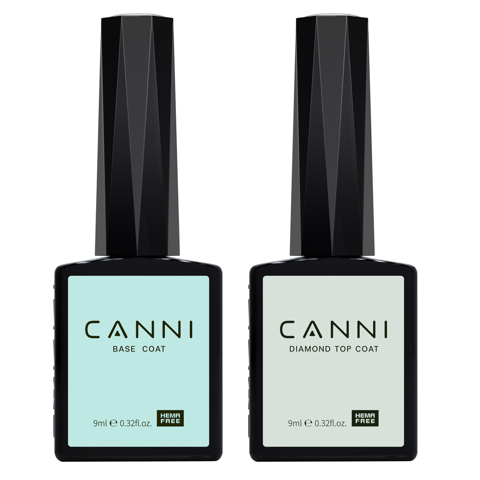 CANNI Top Coat & Base Coat esmalte semipermanente base y top coat semipermanente Gel Nail Polish Gel semipermanente Kit de Esmalte de Uñas Gel Arte de Uñas