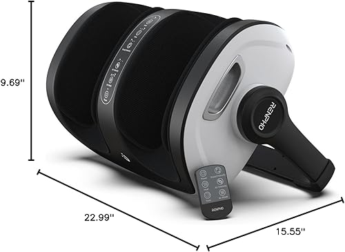 Miniatura 9 de RENPHO Máquina masajeadora de pies con calor, masajeador Shiatsu de pies y pantorrillas con control remoto, ofrece amasamiento profundo de tobillo
