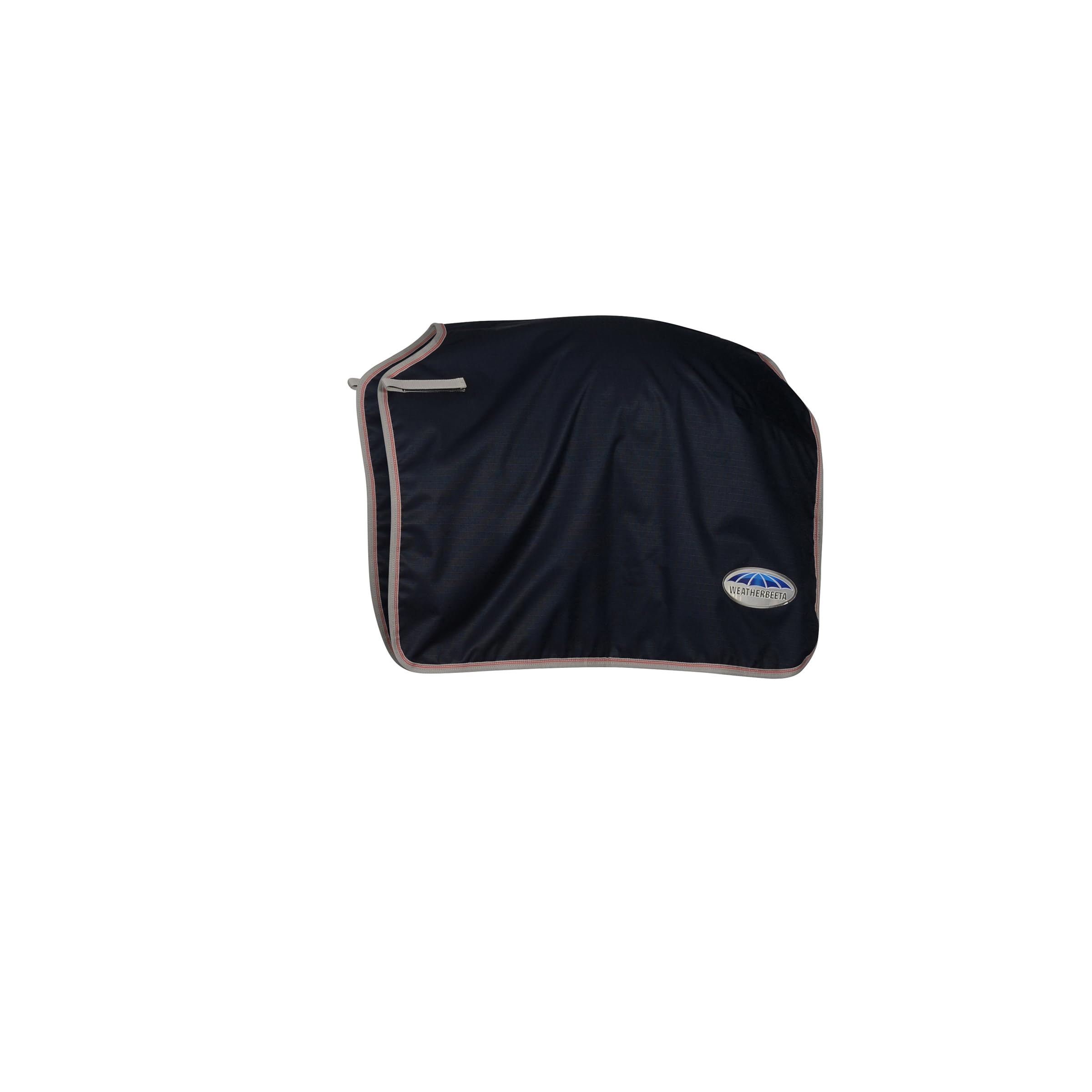 WeatherBeeta Essential Fleece Lined Quarter Sheet, Navy/Silver/Red, Medium — image 1