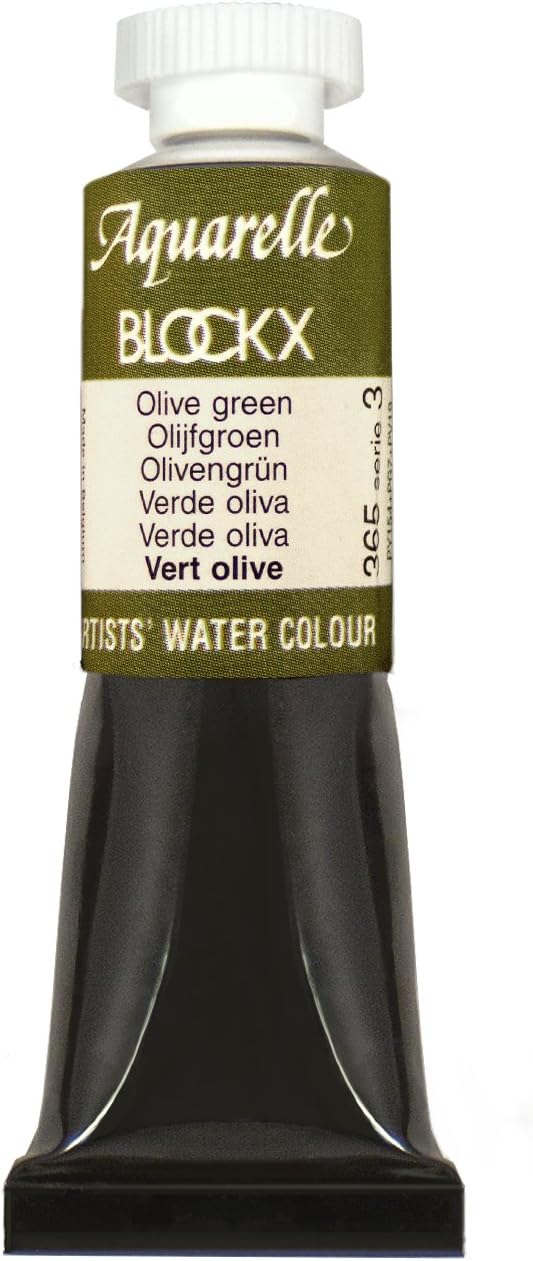 Blockx Olive Green 15ml Watercolor Tube