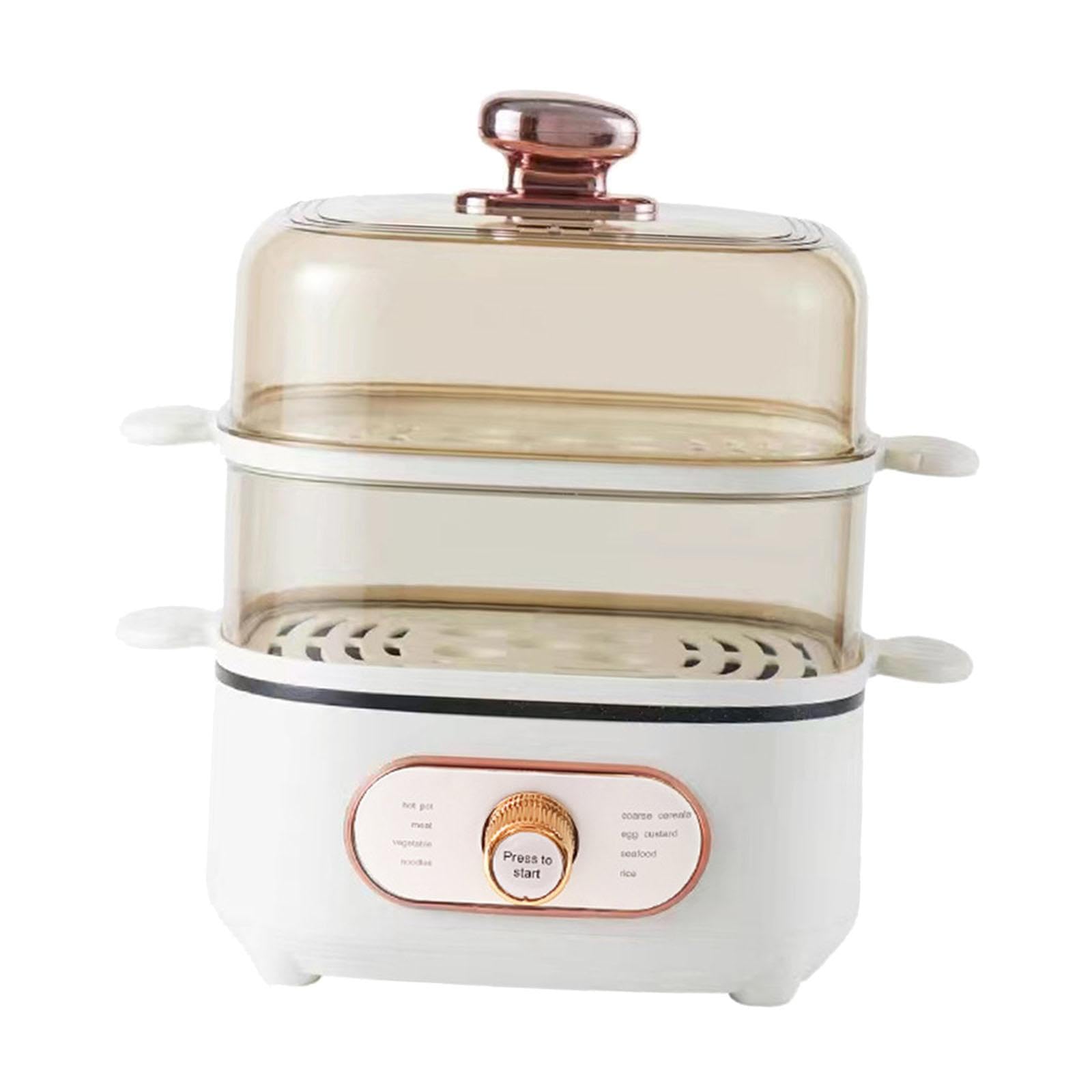Electric Food Steamer Household Small Versatile 1200W with PP Steaming Tiers-image-36