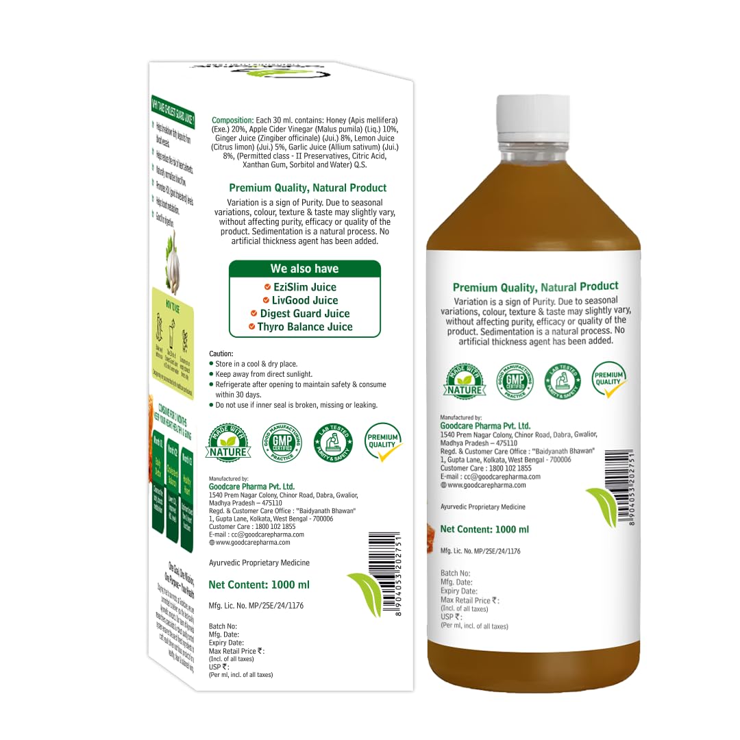 Goodcare Cholest Guard Ayurvedic Drink | Support Heart Health| Lower Bad Cholesterol| With 5 Ayurvedic Ingredients for Healthy Cholesterol Levels| Antioxidant drink for daily health management - Image 9 thumbnail