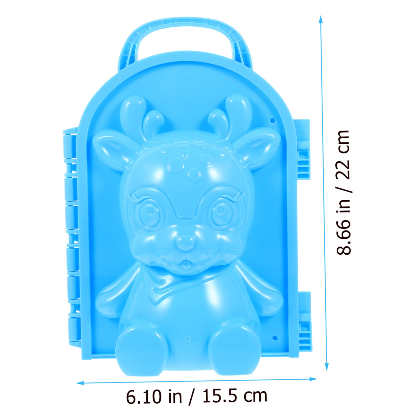 Homoyoyo Deer Snow Model Toy 2pcs Clamp Toys for Boys and Girls for Boys 5 Years Old