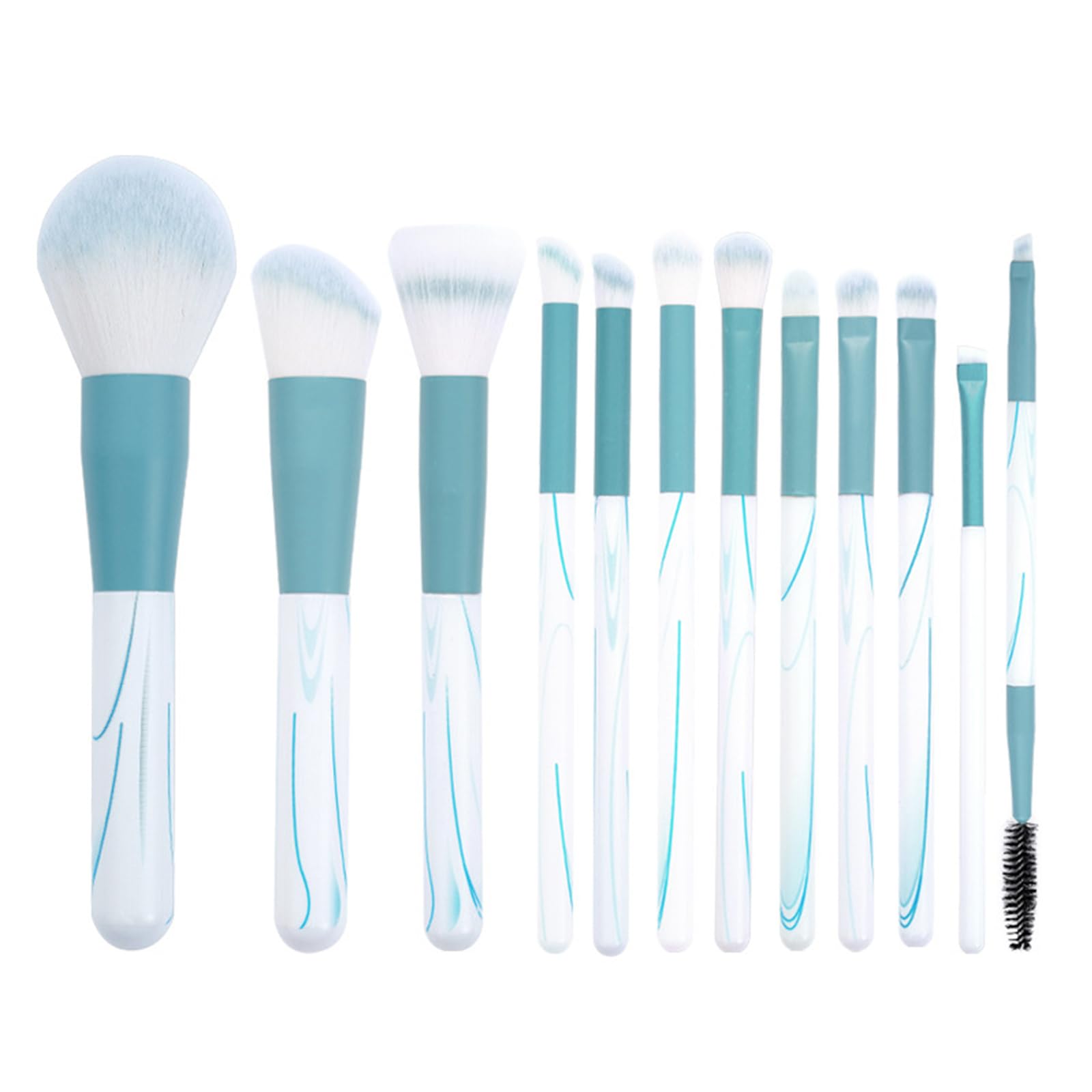 Brochas De Maquillaje, 12 Piezas Set De Brochas De Maquillaje Brochas De Maquillaje Profesional Base De Cepillo De Sombra De Ojos Cepillo De Maquillaje De Fibra Artificial Real Techniques Brochas