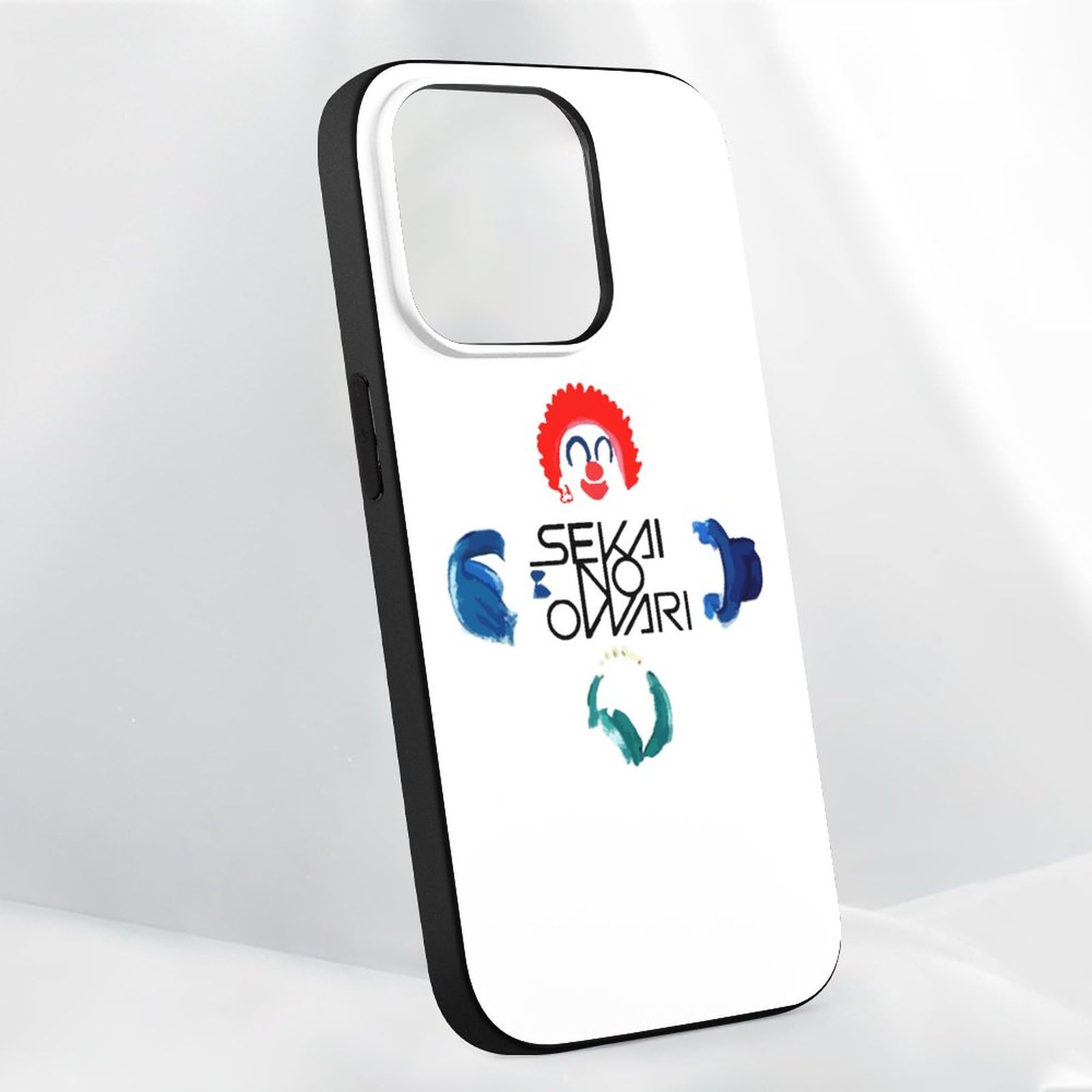 Custodia per iPhone 15 Pro, SEKAI NO OWARI, Fine del mondo, iPhone 15/15Plus/15Pro/15ProMax, custodia per iPhone 15 Pro, custodia per smartphone, anti-impronte, compatibile, antiurto, leggera