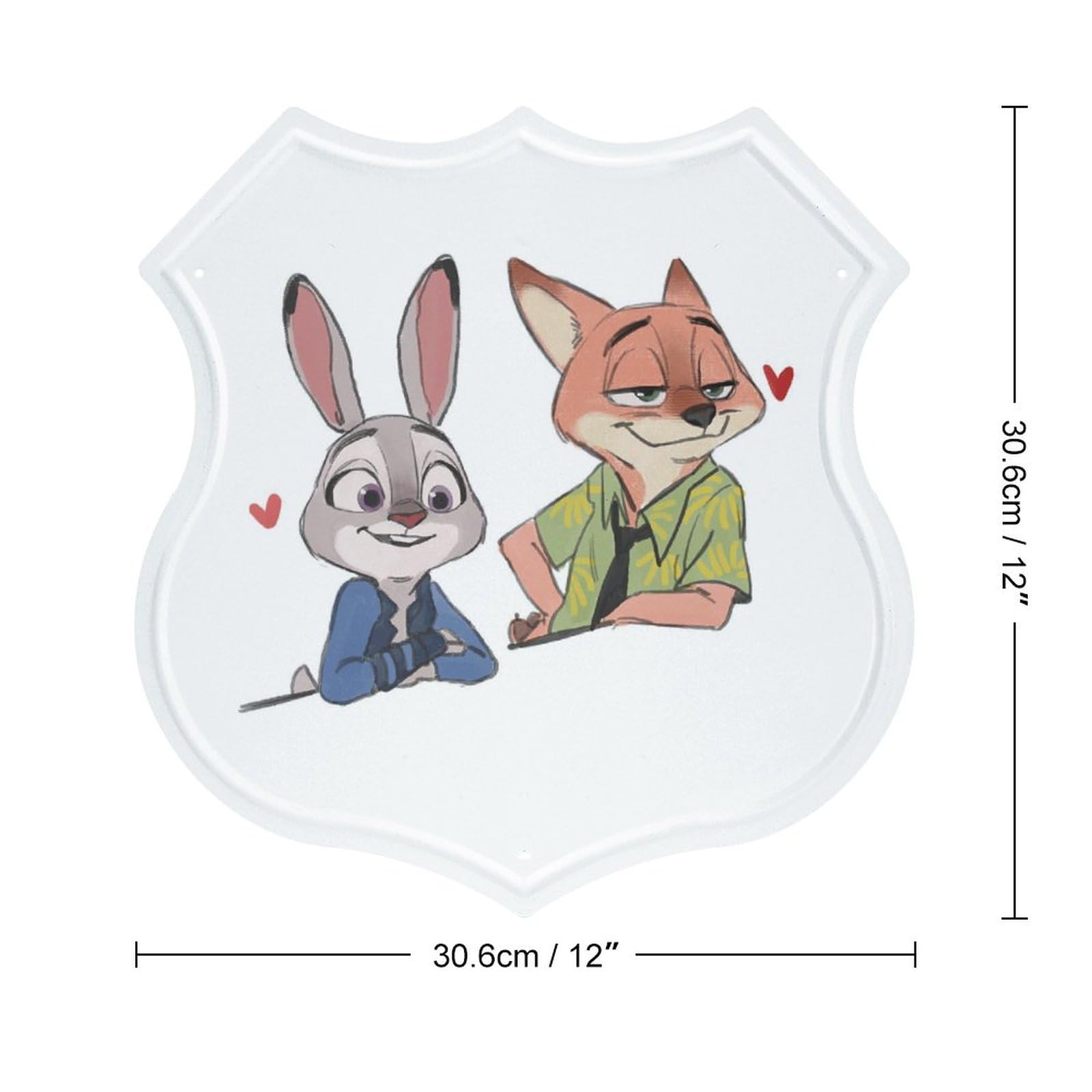 Amazon.co.jp: ブリキ看板 ズートピア (3) アートパネル ヴィンテージ
