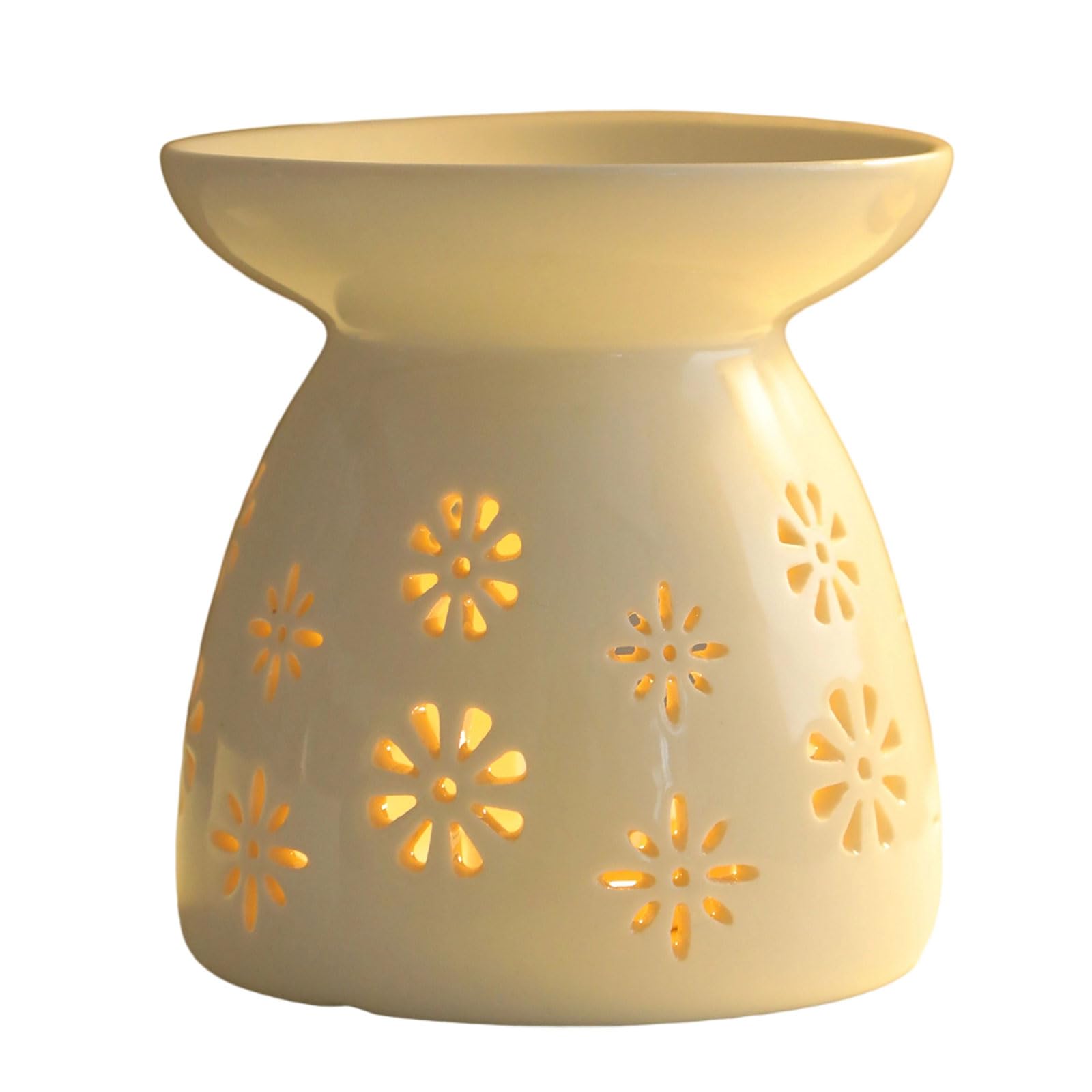 NVOQILIN Wax Melt Ceramic Tealight Holder Home Decor Ceramic Tealight Holder