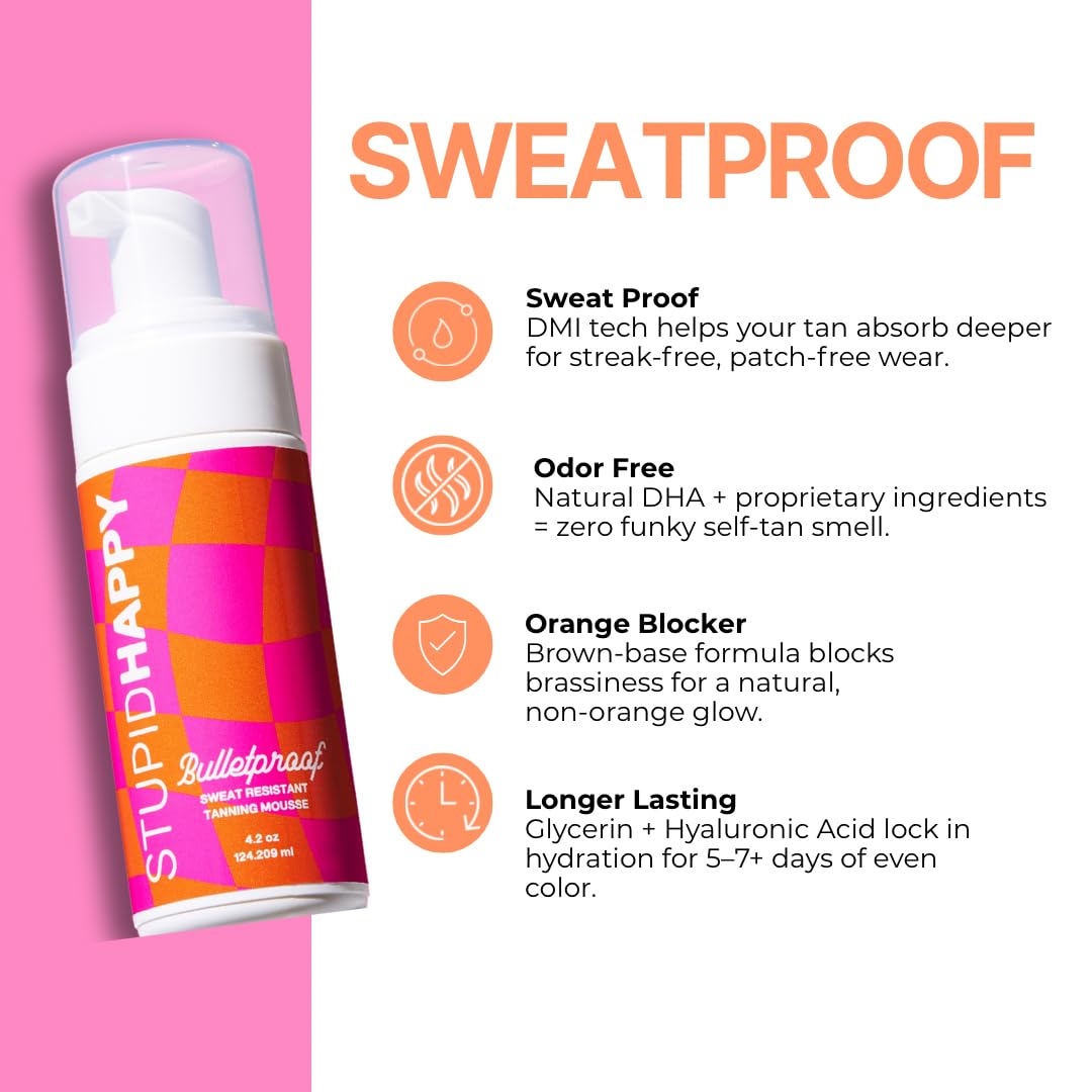 Self Tanner Mousse for Women – Water-Based, Streak-Free Natural Glow