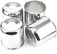 Vista 14 de 4 Piezas Tapas Centrales de Rueda de Remolque de 2.64 Pulgadas Push Through Diámetro de 2.64" Altura 2.4" para Rin de Camión SUV RV, Cubierta