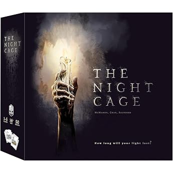 The Night Cage, by Smirk and Dagger, A Creepy Cooperative Strategy Game, 1-5 Players Lost in a Dark Maze with Just One Candle