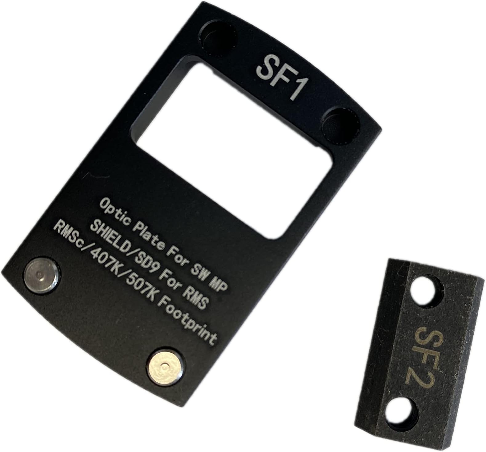 ADE Optic Mounting Plate for Smith & Wesson M&P, 2.0, Shield(Non-EZ, Non-EZ .380),SD9VE Pistol - Compatible with ADE RD3-018 Spike,RD3-021 NUWA,Swampfox,Holosun HS407K & HS507K/EPS Carry Red Dot Sight