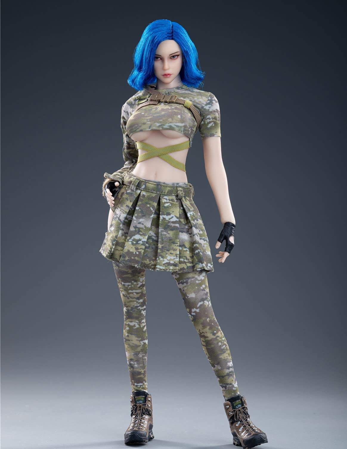 Amazon.co.jp: Fire Girl Toys 1/6フィギュア 少女 迷彩 戦闘制服 服