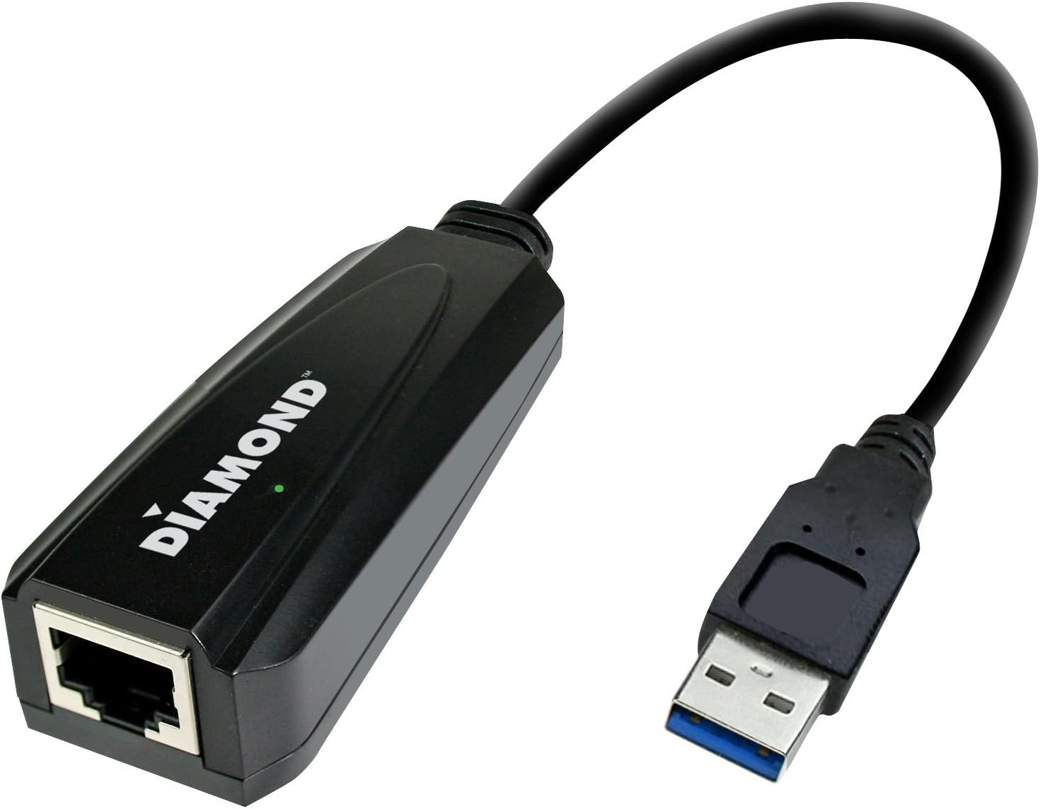 Diamond UE3000, USB to RJ45, USB 3.0 to 10/100/1000 Gigabit Ethernet LAN Network Adapter for Windows 10, 8.1, 8, 7, Mac OS, Linux OS and Chrome OS (UE3000)