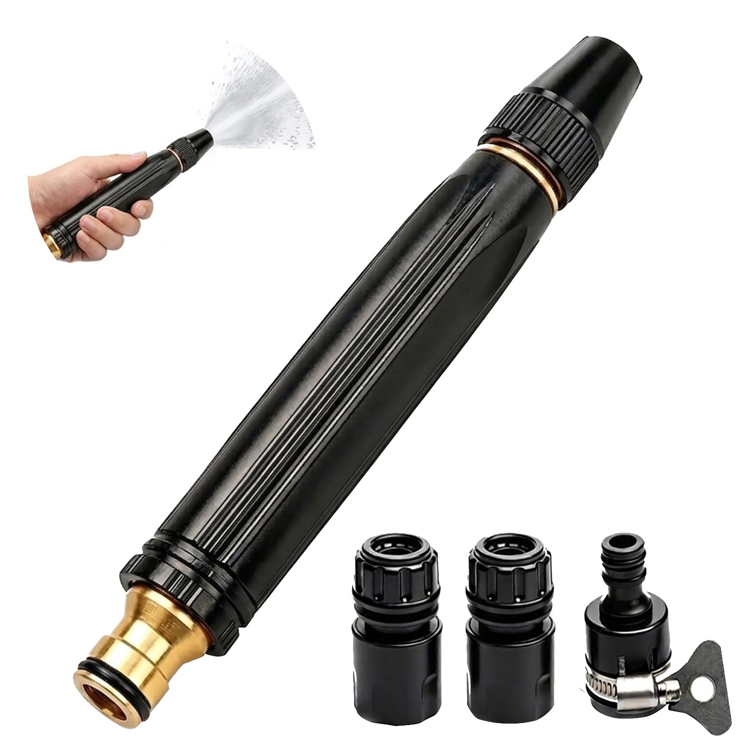 Photo 1 of High Pressure Hose Nozzle Washer Gun, 2026 Heavy Duty Pressure Hose Sprayer Nozzle Water Gun Garden Hose Pressure Washer for Car Washing Home Cleaning Lawn Garden Sprayer