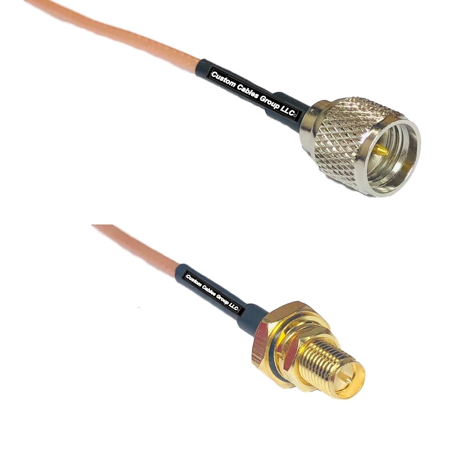 6 feet RG316 Mini UHF Male to RP-SMA Female O-Ring RF Pigtail Coaxial Cable