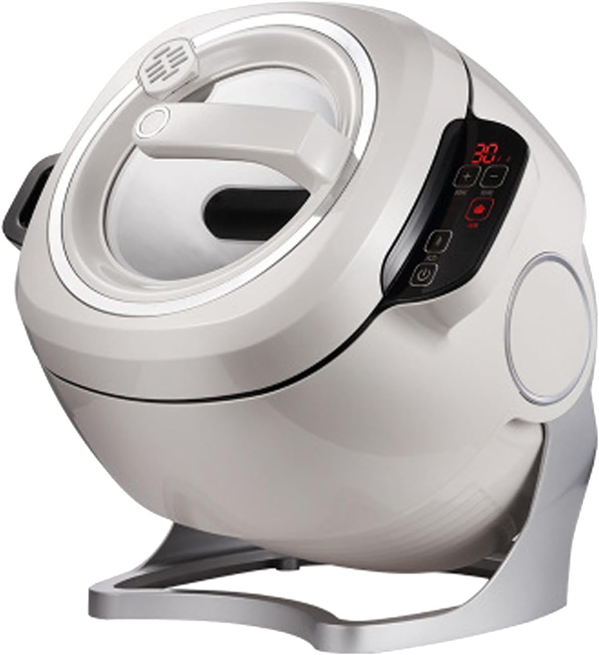 Automatic Cooking Machine, 6L Auto Cooking Wok, 3 Speed Adjustable, 360° Automatic Rotation, for Stir Frying Stewing Cooking" (220v)