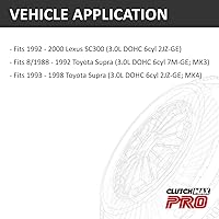 Vista 2 de ClutchMax PRO Performance Stage 3 Kit de embrague compatible con Toyota Supra MK3 7MGE MK4 2JZGE 1992-2000 Lexus SC300 W58 (CP16085HDC-ST3) 1988-1998