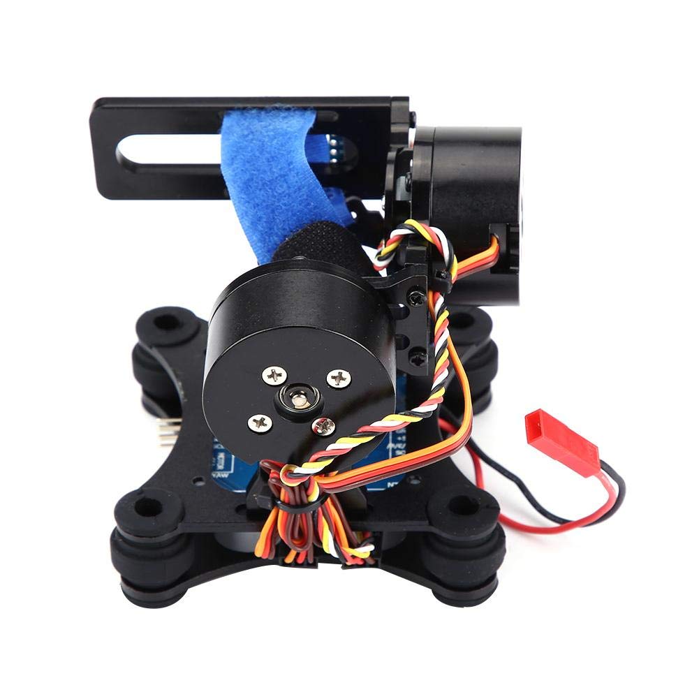 Dilwe RC Drohnenkamera Gimbal, Brushless Gimbal Board BGC 2.2 für 3/3+ / 4 Kamera RC Drohne Quadcopter Zubehörteil(Schwarz)