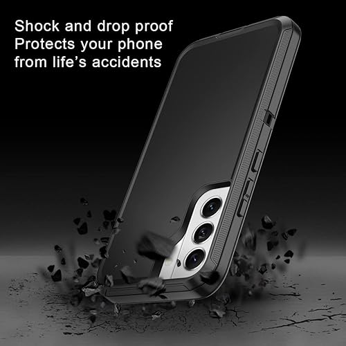 Miniatura 4 de I-HONVA Funda para Samsung Galaxy S22, Galaxy S22, a prueba de golpes, a prueba de polvo y caídas, protección de cuerpo completo de 3 capas sin