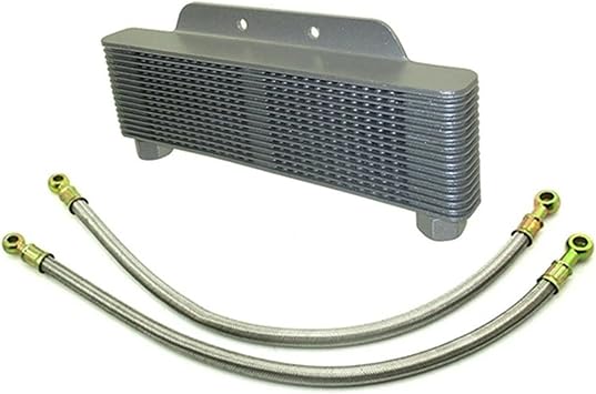 High Flow Radiator Oil Cooler with 8mm/10mm BT Hose for GPX/YX 150 160 Piranha 160 & ZS 155cc Engine Motors