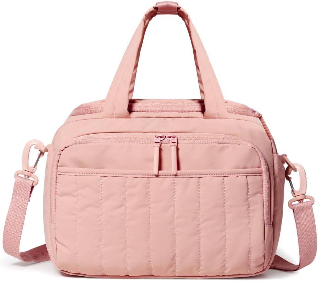 Women's Nylon Crossbody Bag with Zipper - Lightweight Shoulder Purse for Travel & Daily Use - Soft Toiletry Makeup Bag