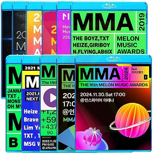 Blu-ray 2014-2024 MMA Melon Music Awards 11��SET K-POP���y���܎� KPOP DVD