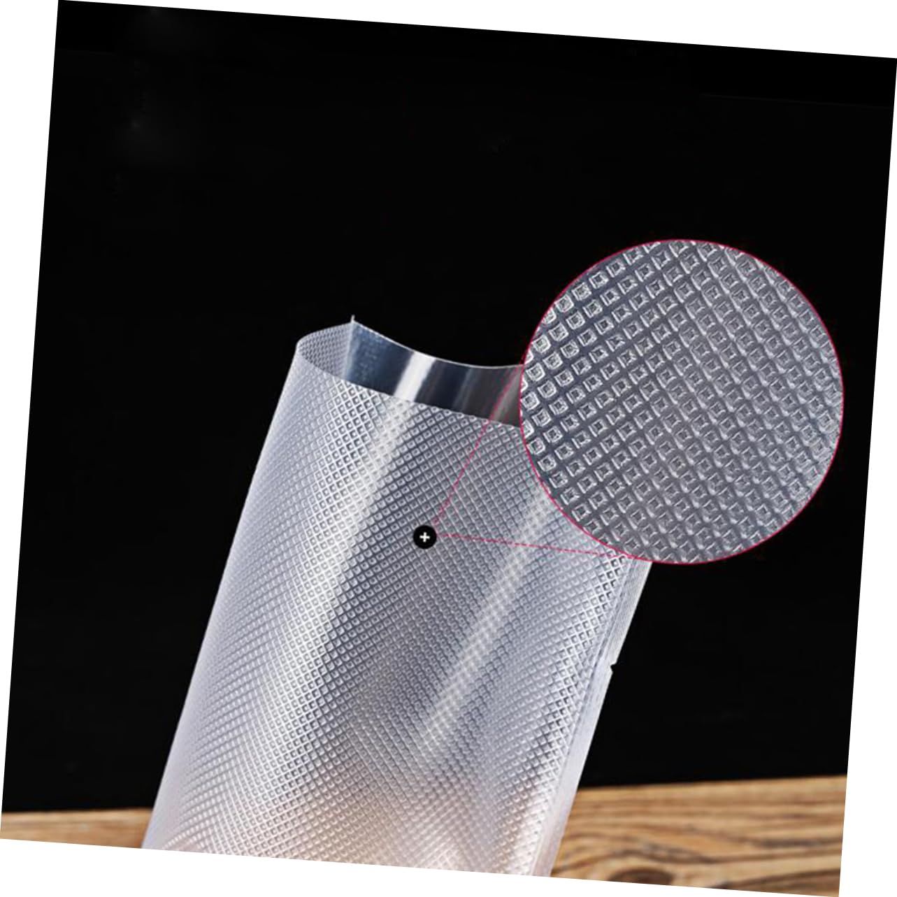 Unomor 2pcs Vacuum Sealer Bag for Food Storage and Preservation for Fridge Organization Compression and Freshness of Vegetables Bread and Fruits