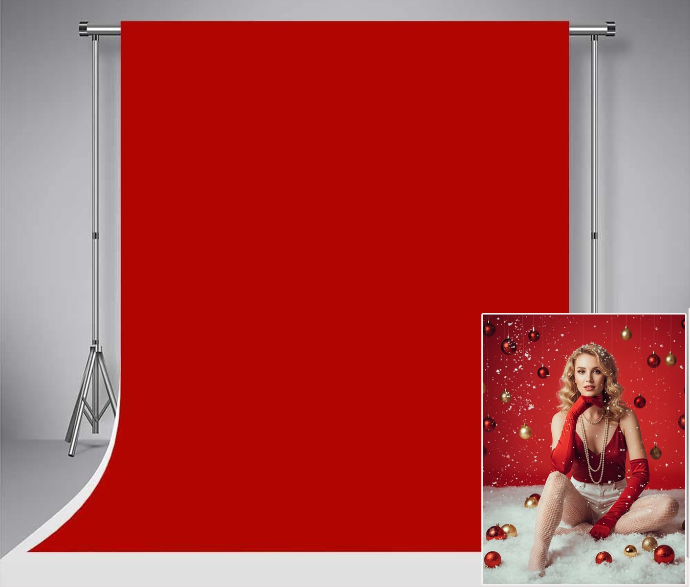 Kate sfondo rosso 2x3m base ritratto matrimonio foto parete morbida pelle amichevole neonato fotografia sfondo Natale rosso ritratto fotografia Photobox