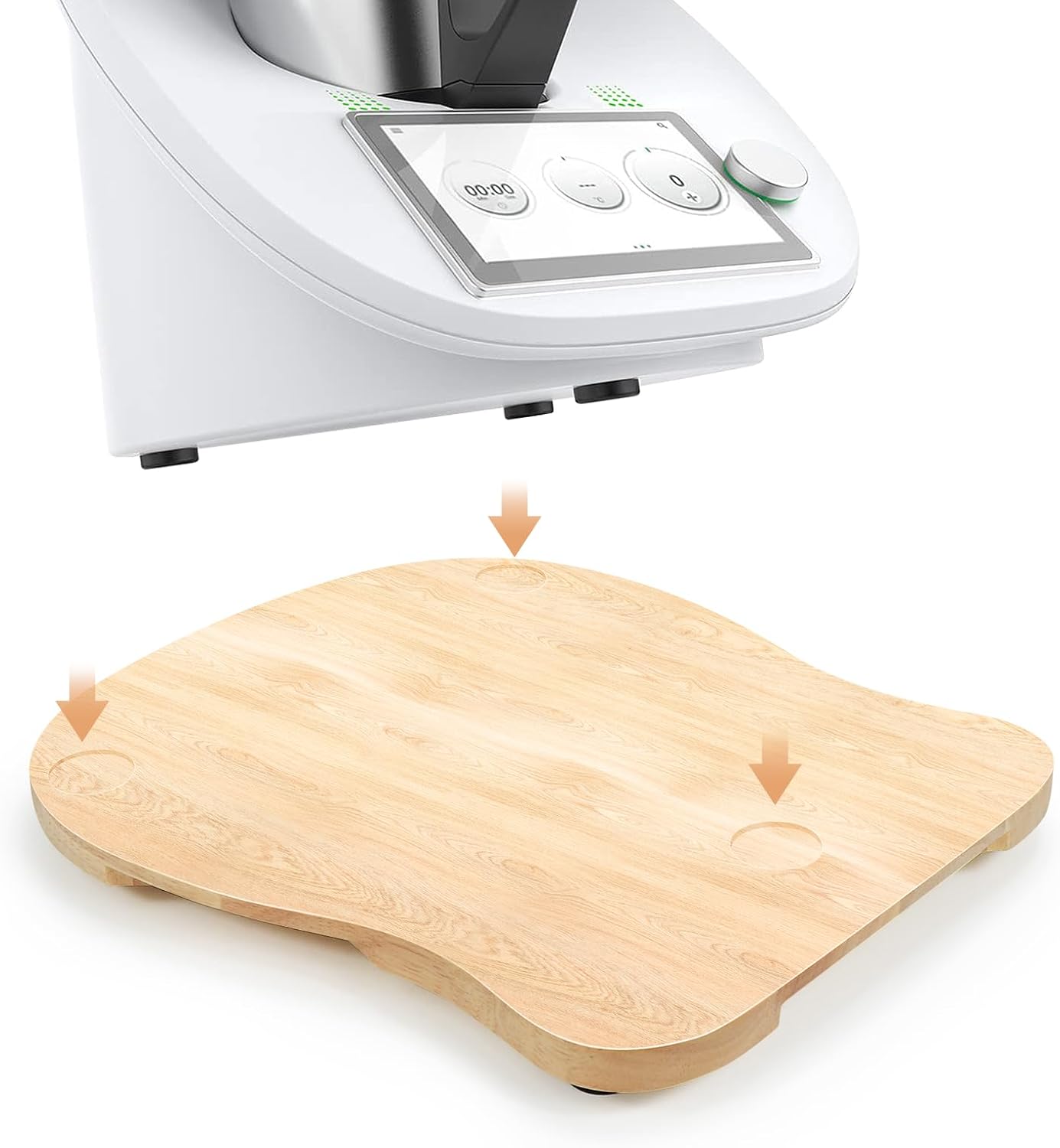 Sliding board for Thermomix TM6 TM5, sliding board made of wood, slider