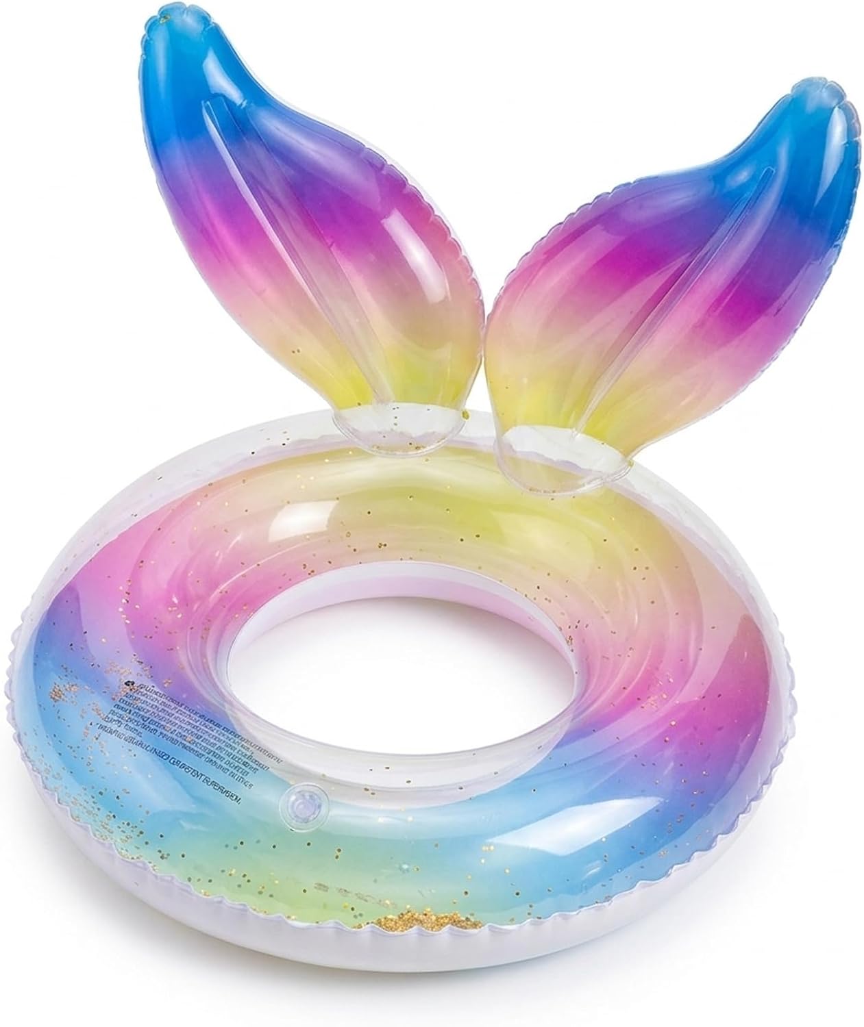 Pool Floats Kids, Colorful Mermaid Inflatable Swimming Ring, Inflatable Swimming Ring Pool Swimming Float for Kids Infants Beach Water Activities